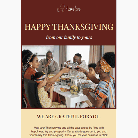 Thanksgiving Gratitude Message With Coupon